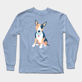 Copy of White Bull Terrier dog Long Sleeve T-Shirt